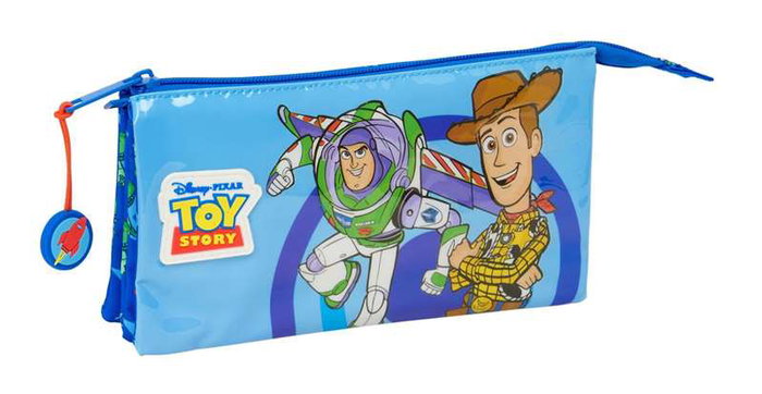 Safta Portatodo triple Toy Story "Good Vibes" - Boîte de rangement, 22 x 12 x 3 cm, pour enfant à partir de 3 ans