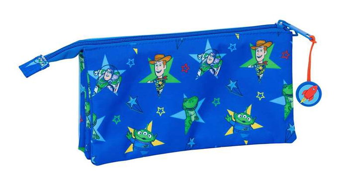 Safta Portatodo triple Toy Story "Good Vibes" - Boîte de rangement, 22 x 12 x 3 cm, pour enfant à partir de 3 ans