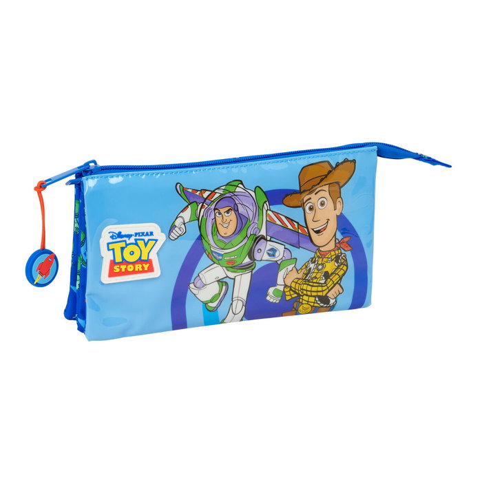 Fourre-tout Toy Story Good vibes Bleu 22 x 12 x 3 cm Fourre-tout Toy Story Good vibes Bleu 22 x 12 x 3 cm