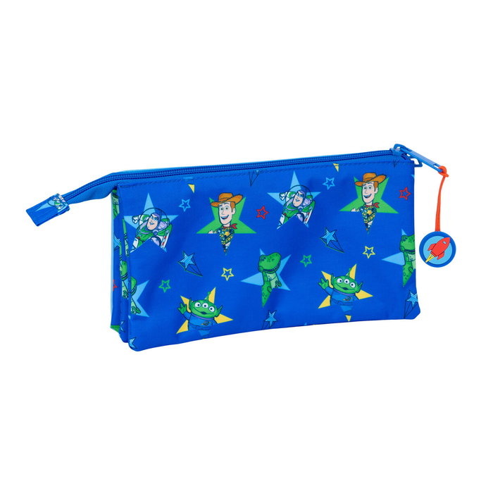 Fourre-tout Toy Story Good vibes Bleu 22 x 12 x 3 cm Fourre-tout Toy Story Good vibes Bleu 22 x 12 x 3 cm