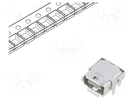 HARTING Connecteur socle mâle ix Industrial® 10 broches, version A, doré
