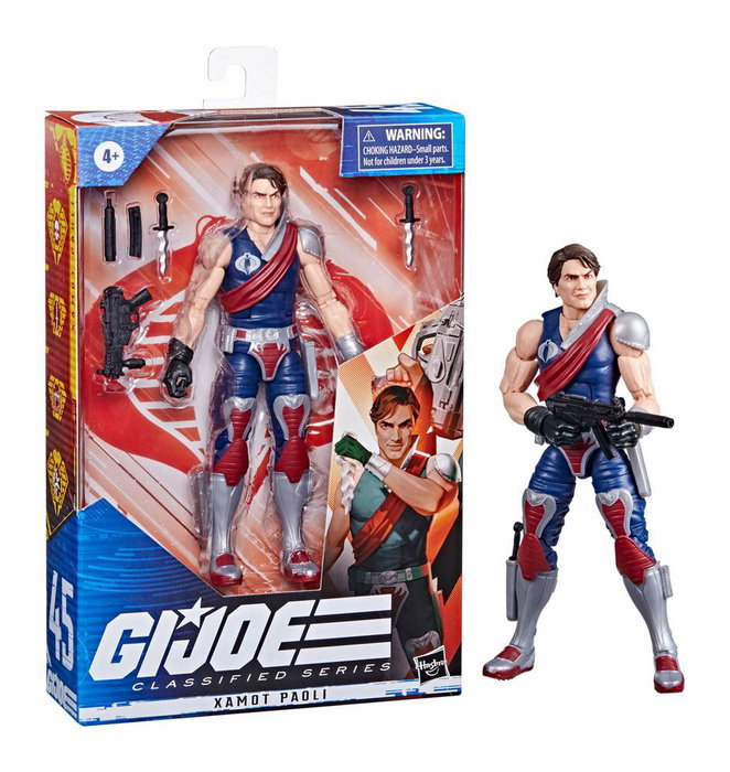 Hasbro G.I. Joe Classified Series Figurine Xamot Paoli 15 cm