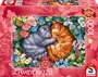 Schmidt Spiele - Puzzle Sommeil aux pattes de velours 1000 pièces - Paysage détaillé - À partir de 12 ans