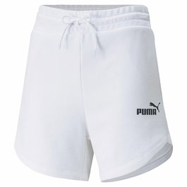 Short de Sport Puma Essentials 5" Blanc
