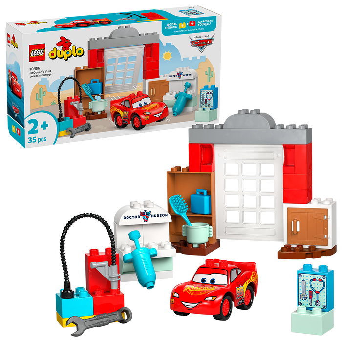 LEGO DUPLO La visite de McQueen au garage de Doc - 35 pièces