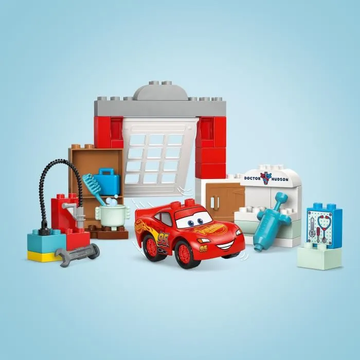 LEGO DUPLO Disney et Pixar Cars 10456 - La Visite De McQueen Au Garage De Doc - Jeu De Construction Pour Enfants Dès 2 Ans