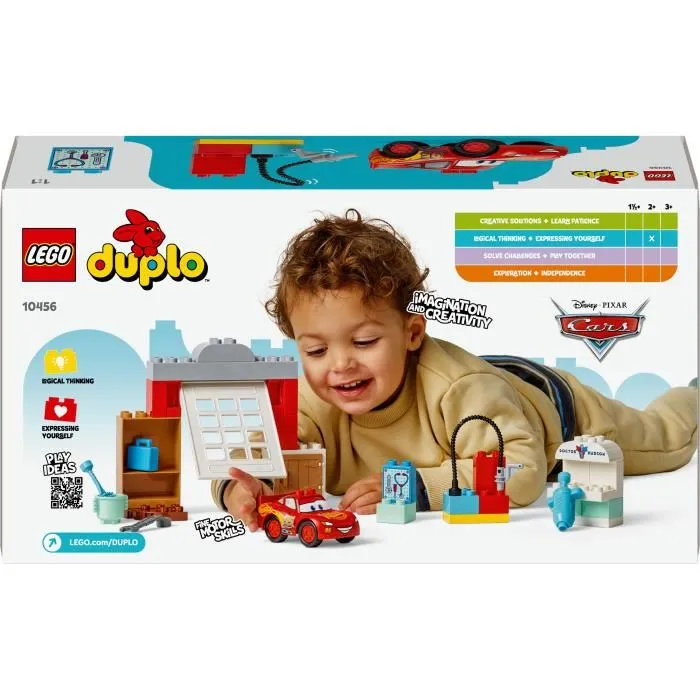 LEGO DUPLO Disney et Pixar Cars 10456 - La Visite De McQueen Au Garage De Doc - Jeu De Construction Pour Enfants Dès 2 Ans