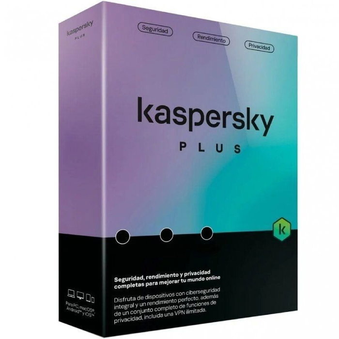 Logiciel de Gestion Kaspersky Plus 5 Dispositivos Caja 1 año ESP