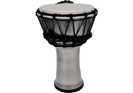TANGA Djembe 7 pouces en PVC argenté - Instrument de musique percussions
