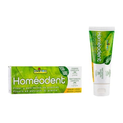 Boiron Homeodent Bifluore 75 ml au Citron (Limon) - Dentifrice Anti-Caries Boiron Homeodent Bifluore 75 ml au Citron (Limon) - Dentifrice Anti-Caries