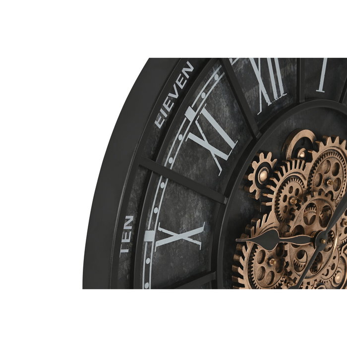 Horloge Murale Home ESPRIT Noir Fer 75 x 7 x 75 cm Horloge Murale Home ESPRIT Noir Fer 75 x 7 x 75 cm