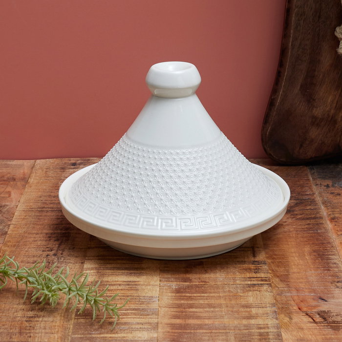 Home Deco Factory Plat Tajín Mirage 25,5 cm en porcelaine