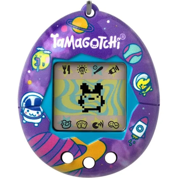 Bandai Tamagotchi Original - Animal électronique virtuel avec écran et jeux Tama Universe, 7 personnages