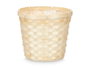 Ibergarden Couvre-Pots Rond en Bambou Tressé Naturel 19 x 16,6 cm (Set de 24)