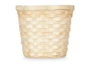 Ibergarden Couvre-Pots Rond en Bambou Tressé Naturel 19 x 16,6 cm (Set de 24)