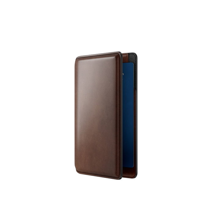 Nomad Leather Passport Wallet Rustic Brown
