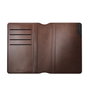 Nomad Leather Passport Wallet Rustic Brown