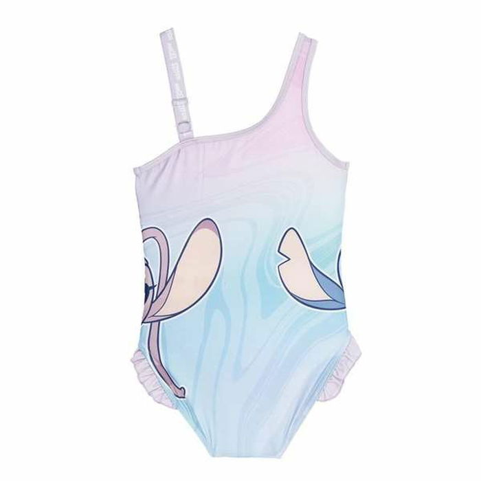 Maillot de Bain Fille Stitch Lila