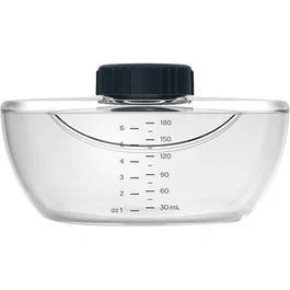 BEABA Bouteille de Recueil et Conservation pour Lait Maternel 180ml, Compatible Tire-Lait Électrique Mains Libres, Sans BPA, Lavable Lave-Vaisselle