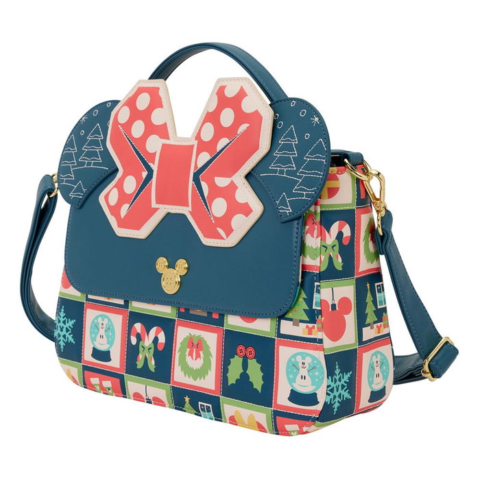 Disney by Loungefly sac à bandoulière Mickey and Minnie Holiday