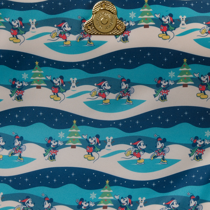 Loungefly Sac à bandoulière Mickey and Minnie Holiday Disney