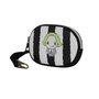 Karactermania Monedero Pill Bitelchús/Beetlejuice Stripes - Porte-monnaie PVC avec intérieur polyester - 12 x 1.5 x 8.5 cm - Blanc