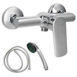 ORYX Mitigeur de douche Hamburgo avec flexible et cartouche céramique Ø 35 mm
