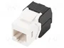 DIGITUS Module RJ45 Keystone Cat 5e blanc et noir