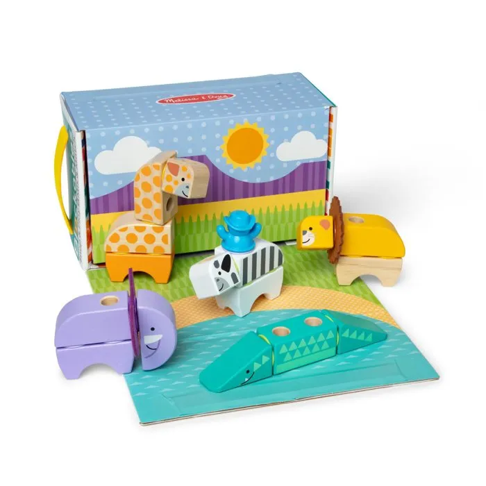 Spin Master Blockables Les Animaux de la Savane - 34 pièces