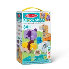 Spin Master Blockables Les Animaux de la Savane - 34 pièces