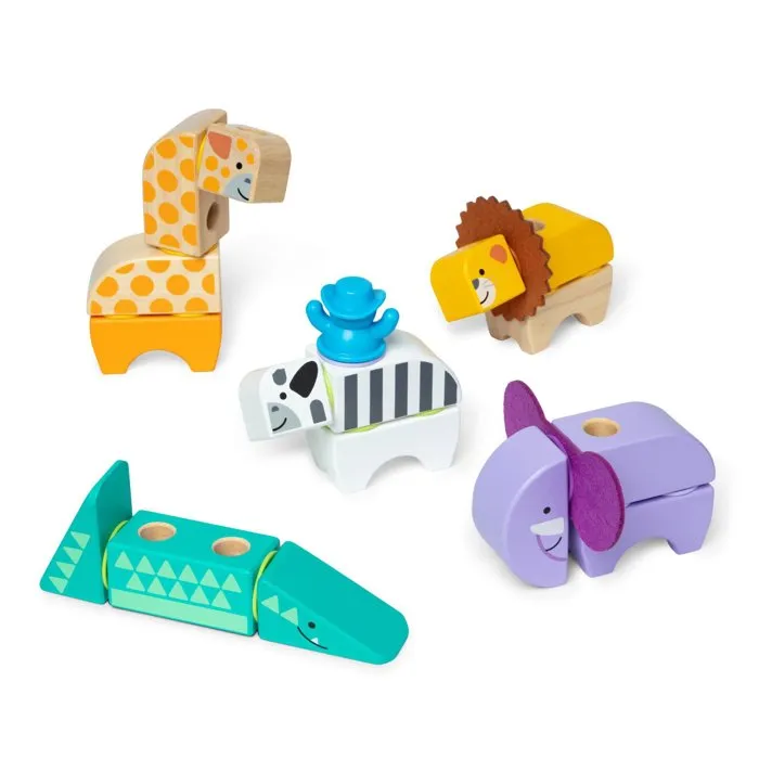 Spin Master Blockables Les Animaux de la Savane - 34 pièces