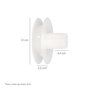 WOLFPACK LINEA PROFESIONAL Disco Persiana Plastico Compacto Para Rodamieto 120x40 mm, cinta 20 mm