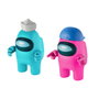 Bizak Figurine Action Among Us Surtido en Boîte - 2 Figurines 12 cm avec 5 Accessoires Sorpresa - 4 Modèles à Collectionner
