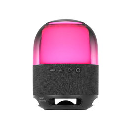 Mars Gaming Enceinte Bluetooth Portable MS-FLOW 15W DeepBass RGB 360° MicroSD Noir