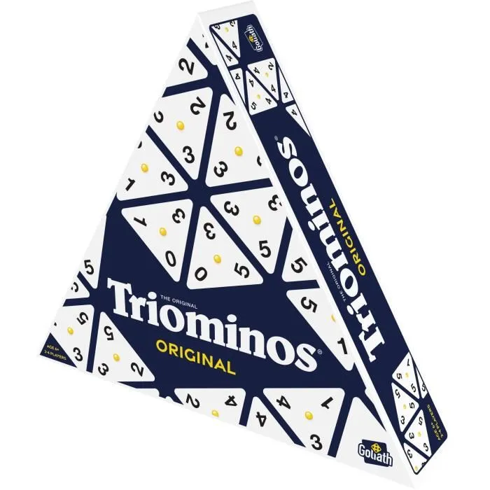Goliath Triominos Original - Jeu de société familial avec pièces triangulaires