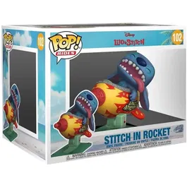 Funko Pop! Rides Disney Lilo & Stitch - Figurine Vinyle avec Véhicule, Stitch in Rocket, 102