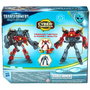 Hasbro Transformers EarthSpark Cyber-Combiner - Figurine Robot Dron Terran Twitch Transformable et Figurine Robby Malto avec Cyber-Suit - Combinaison Double Mode - +3 Ans
