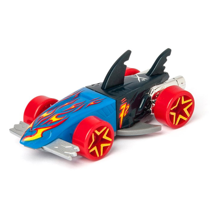 T-Racers Pistolet Lanceur Shark Squad Magic Box avec 2 Voitures de Course - Camion Forme de Requin pour Lancement Rapide - Compatible Système Mix N' Race T-Racers Pistolet Lanceur Shark Squad Magic Box avec 2 Voitures de Course - Camion Forme de Requin pour Lancement Rapide - Compatible Système Mix N' Race