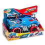 T-Racers Pistolet Lanceur Shark Squad Magic Box avec 2 Voitures de Course - Camion Forme de Requin pour Lancement Rapide - Compatible Système Mix N' Race