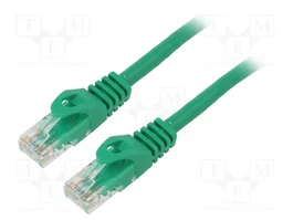 LANBERG Cordon de raccordement Cat 5e U/UTP 10m RJ45 vert