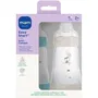 MAM Biberon Easy Start Anti-Colique Lot de 2 - 260 ml Tétine Débit 2 - Océan et Sable