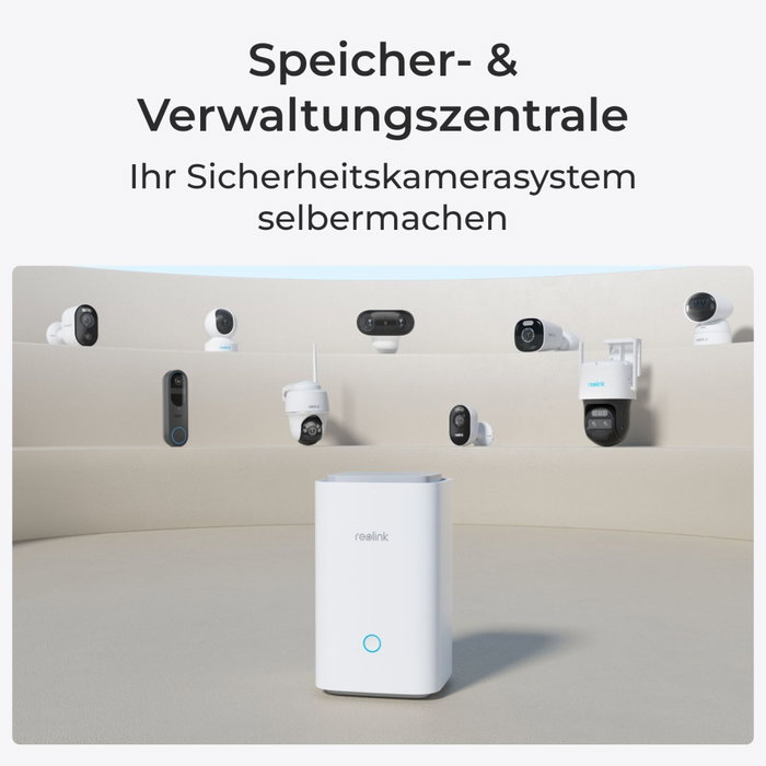 Reolink Hub 1 + 2x Argus Series B310 Caméras Extérieures avec Batterie