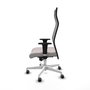 Piqueras y Crespo Chaise de Bureau Albacete XL Blanc et Noir