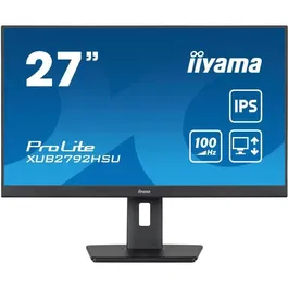 Iiyama XUB2792HSU-B6 - Écran PC Gaming 27" FHD (1920x1080) IPS 100Hz 0.4ms, Réglable, HDMI/DisplayPort, USB Hub, Haut-parleurs