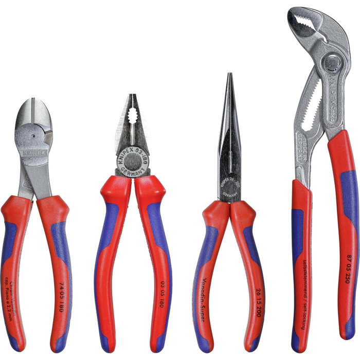 Knipex Jeu de pinces Basic Chrome Knipex Jeu de pinces Basic Chrome