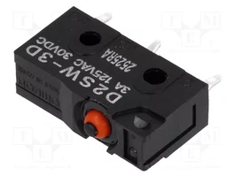Aratas Microcommutateur SNAP ACTION SPDT sans levier 3A/125VAC 3A/30VDC D2SW-3D