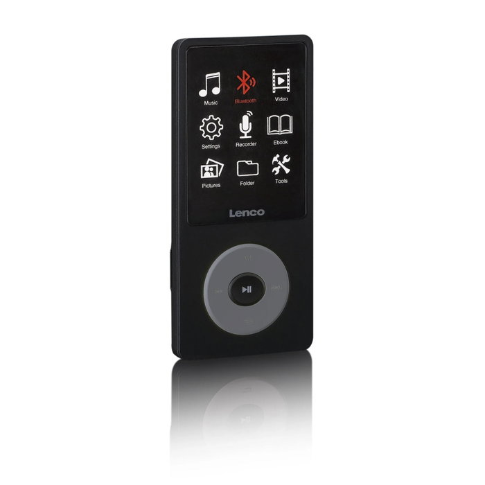 Lenco Xemio-860BK Lecteur MP3/MP4 Noir/Gris