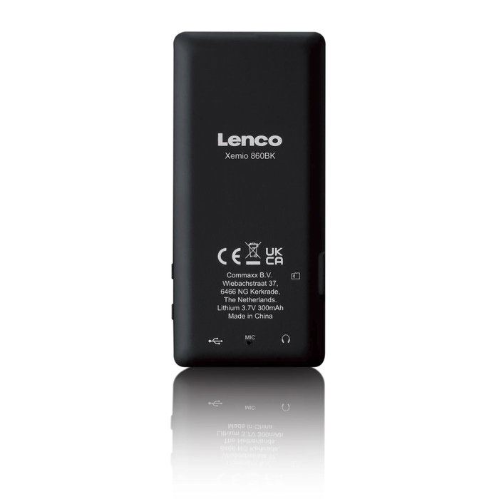Lenco Xemio-860BK Lecteur MP3/MP4 Noir/Gris