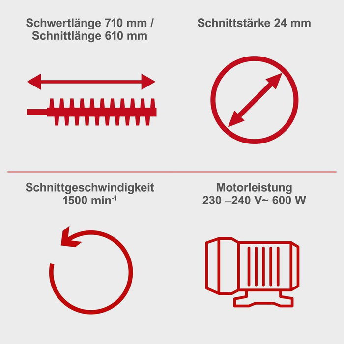 Scheppach Taille-haie électrique EHT610 - 61 cm - 600W Scheppach Taille-haie électrique EHT610 - 61 cm - 600W