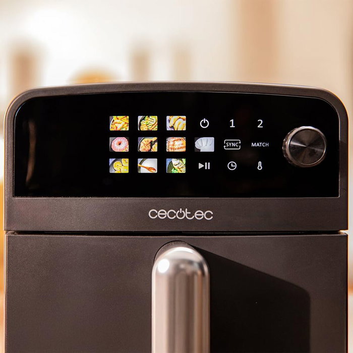 Friteuse à air Cecotec Cecofry DuoLevel 10000 10L 2400W Noir Arrêt Auto